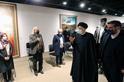 حضور رئیس جمهور در موزه هنر‌های معاصر تهران
