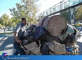 تاثیر برجام در زندگی نان خشک جمع کن در خیابان حافظ تویسرکان+تصاویر