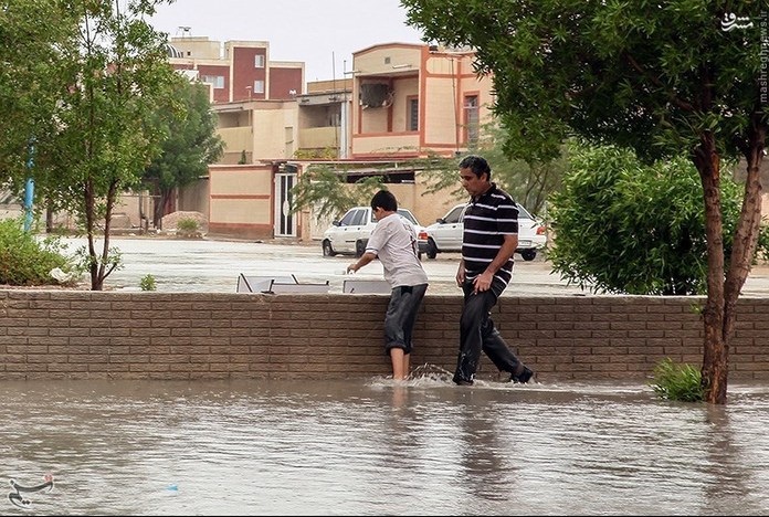 بارش باران و آبگرفتگی در بوشهر