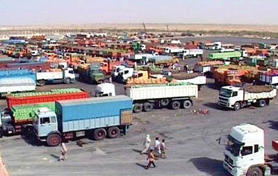 صادرات 944 میلیون دلاری از مرزهای استان کرمانشاه