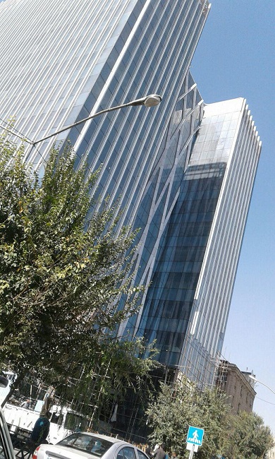 ساختمان مدرن و جدید بورس تهران