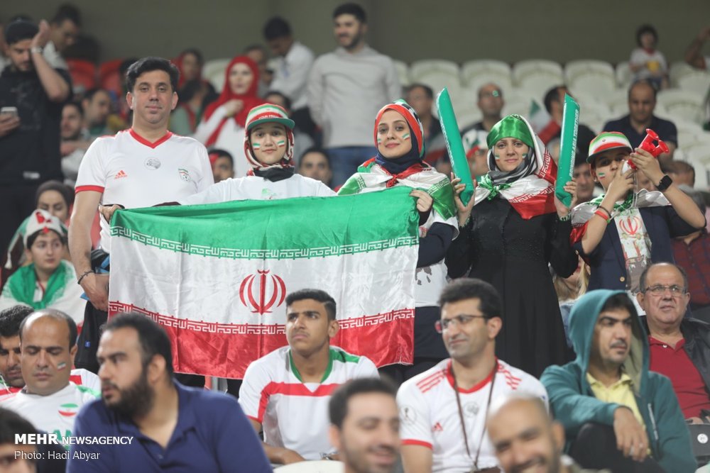 دیدار تیم های ملی فوتبال ایران و چین