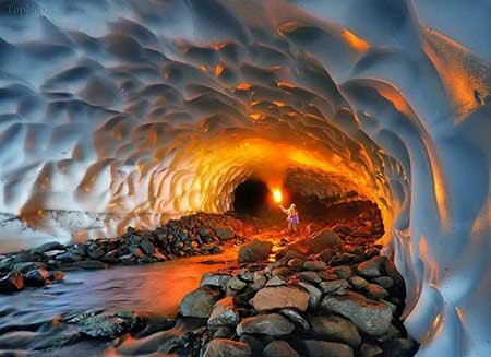 سفیدترین و خنک ترین غار جهان را در کوهرنگ ببینید