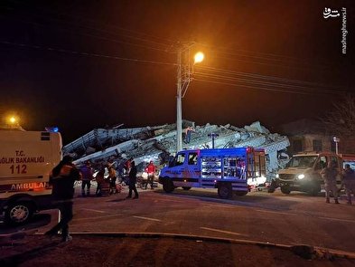تصاویری از خسارات زلزله مرگبار در ترکیه