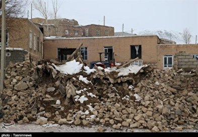 مناطق زلزله‌زده قطور آذربایجان‌غربی
