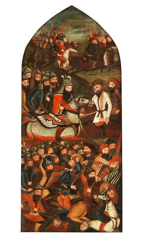 حراج نقاشی‌ و عکس‌های شاهان قاجاری در لندن