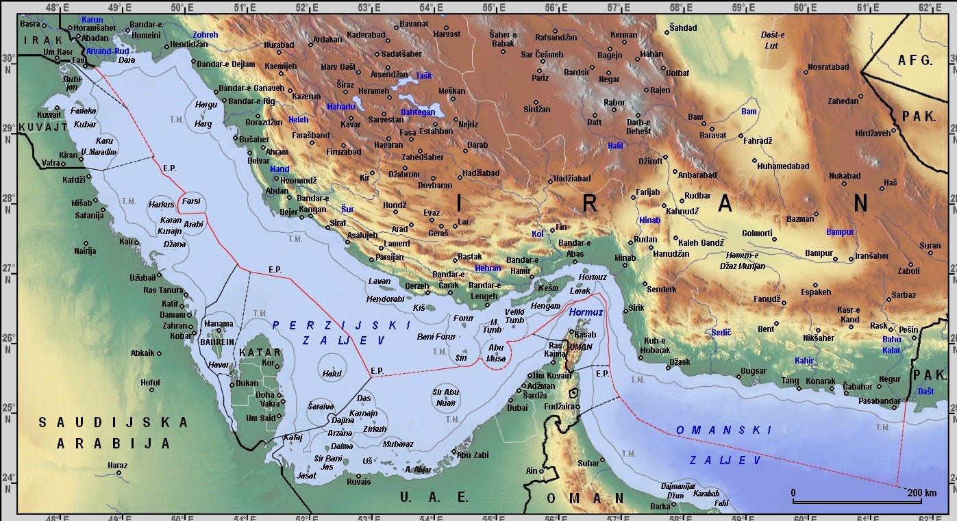 مرزهای دریایی و هوایی ایران کجاست؟ + نقشه