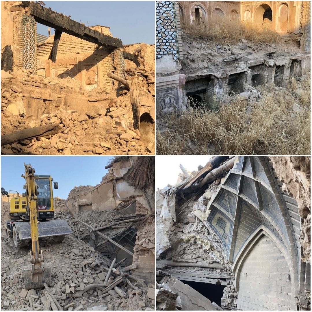 تخریب خانه تاریخی در شیراز + عکس