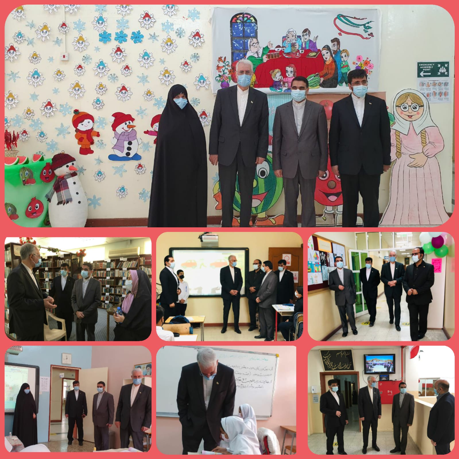 بازدید دهقانی از مدارس ایرانی در دوحه