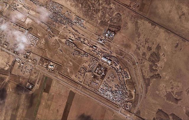 اولین تصاویر ماهواره‌ای از ویرانی گمرک اسلام قلعه در مرز ایران و افغانستان