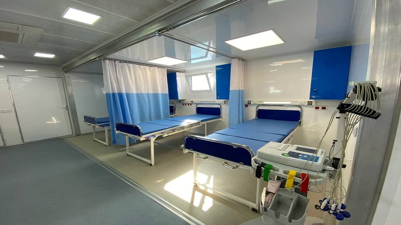 بیمارستان سیار ۹۲ تختخوابی راه اندازی شد