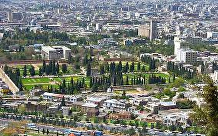 بر بلندای شهر شیراز