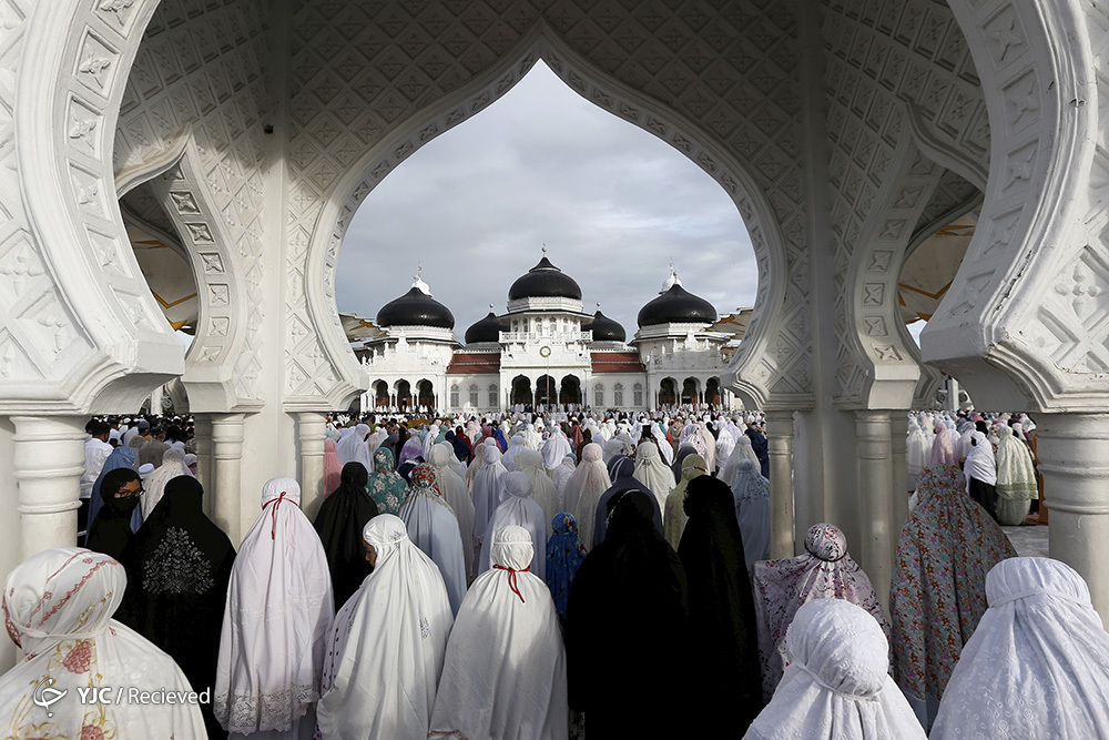 نماز عید فطر در جهان + عکس
