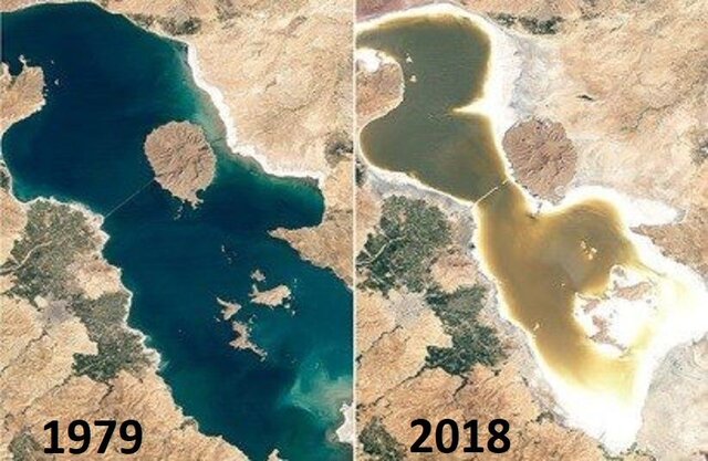 بلایی که این چند سال سر دریاچه ارومیه آمده است