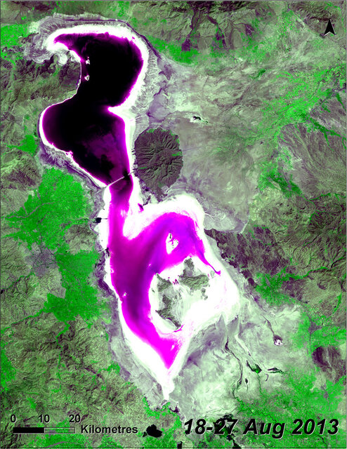 بلایی که این چند سال سر دریاچه ارومیه آمده است