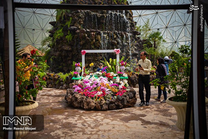 باغ گل‌های اصفهان در نوروز ۱۴۰۰