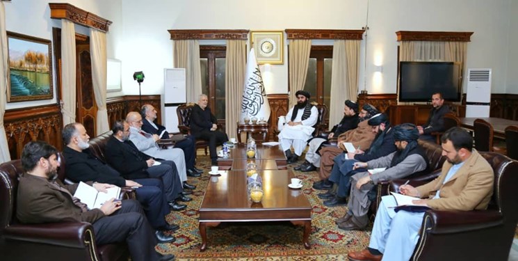 دیدار کاظمی قمی با وزرای «آب و انرژی» و «خارجه» طالبان در کابل