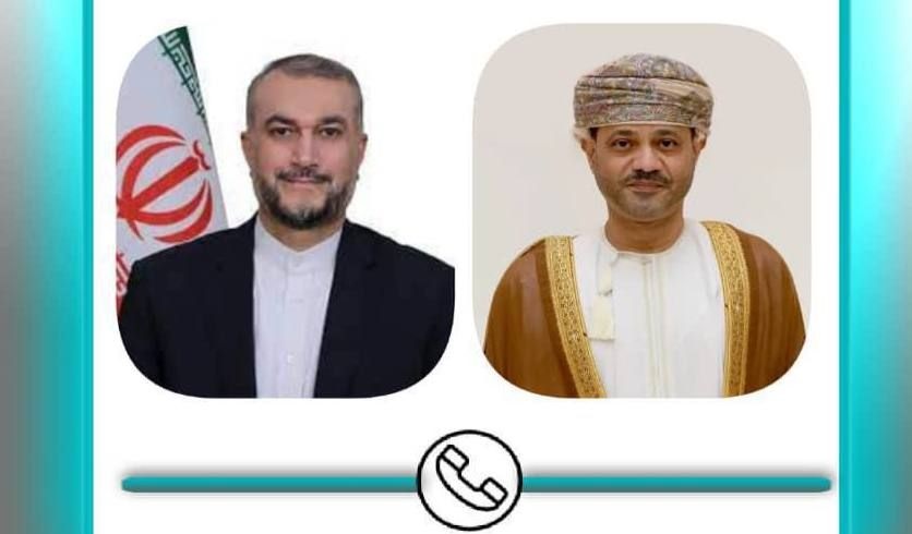 گفتگوی تلفنی مهرماهی وزیران خارجه ایران و عمان درخصوص مذاکرات رفع تحریم ها