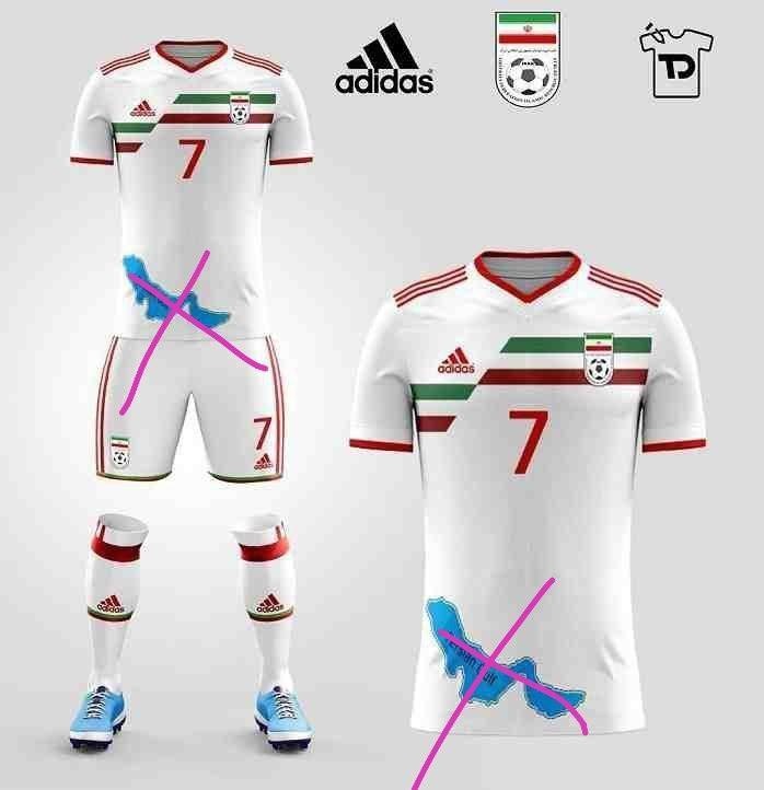 پیراهن‌ تیم ملی ایران در ادوار مختلف جام‌های جهانی
