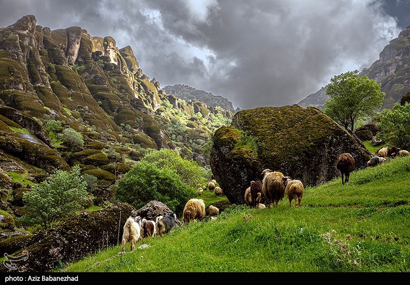 طبیعت منطقه کوهستانی هفت حوض خرم آباد