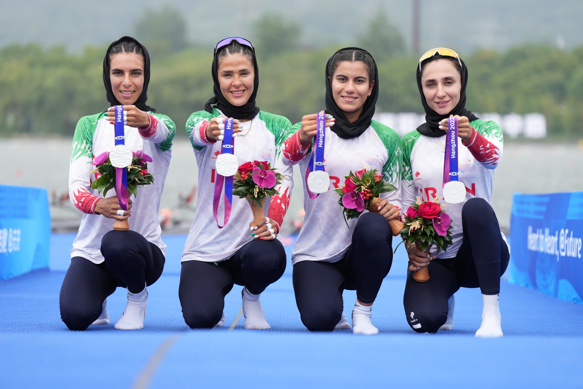 بازی‌های آسیایی هانگ‌ژو| زنان تاریخ‌ساز ورزش ایران؛ پرچم دخترها بالاست