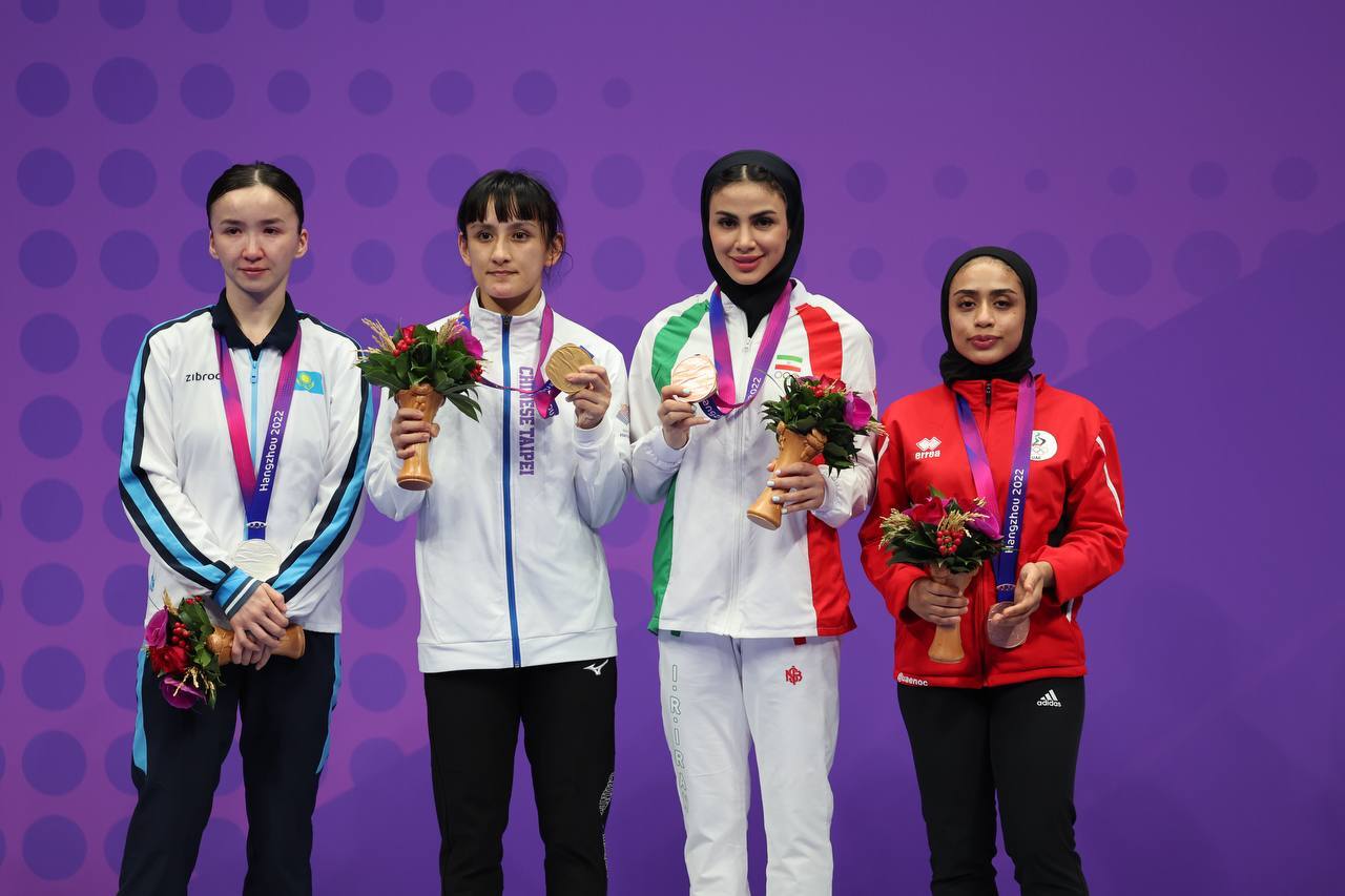 بازی‌های آسیایی هانگ‌ژو| زنان تاریخ‌ساز ورزش ایران؛ پرچم دخترها بالاست