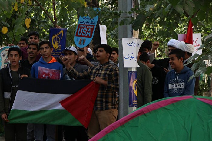 دانش آموزان ایرانی و درد غزه