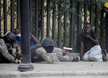 نشانه گیری پلیس گارد ملی هاییتی 