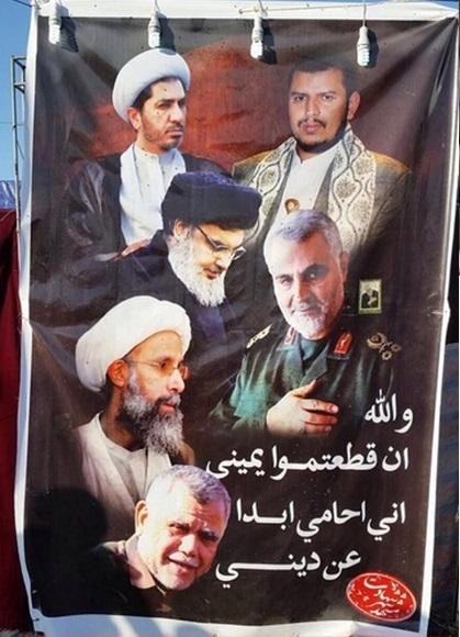 عکس ۶ ضلعی مقاومت در مسیر نجف و کربلا