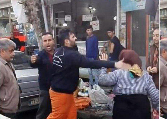 برخورد بحث‌برانگیز با زن دستفروش