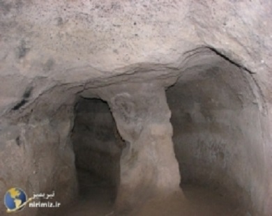 غار روستای گلستان در مسیر نیر اردبیل
