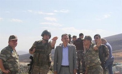 آغاز دیوارکشی در مرز ترکیه و ایران/تصاویر