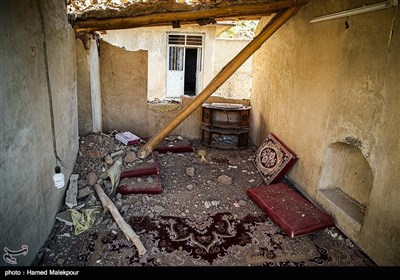 مناطق زلزله زده غرب کشور