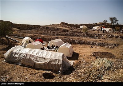 مناطق زلزله زده غرب کشور