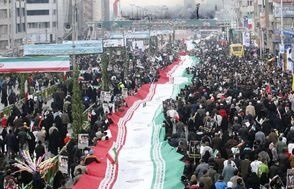 راهپیمایی 22 بهمن در ساری
