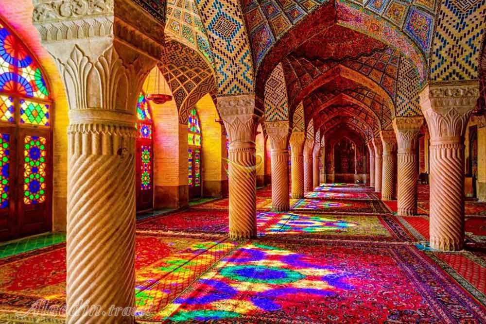 مسجد نصيرالملک از عجایب دست ساز دنیا