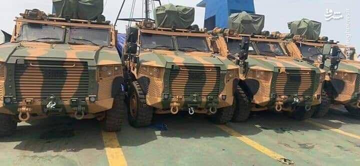 عکس/احتمال رویارویی مستقیم ارتش ترکیه با مصر و امارات