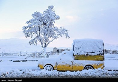رخت سفید زمستانی بر قامت سنندج