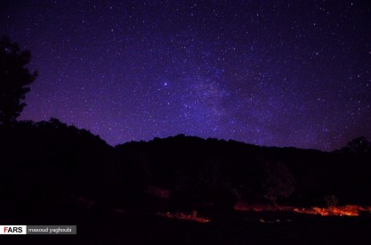تصاویری از شگفتی‌های آسمان شب در ایلام
