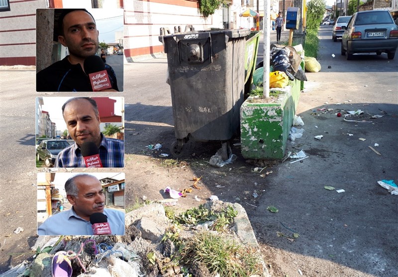 زباله‌های سرگردان شهر رشت سلامتی مردم را تهدید می‌کند+ فیلم
