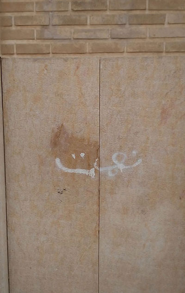 زخم یادگاری‌نویسی‌ها بر پیکره مدرسه خانِ شیراز