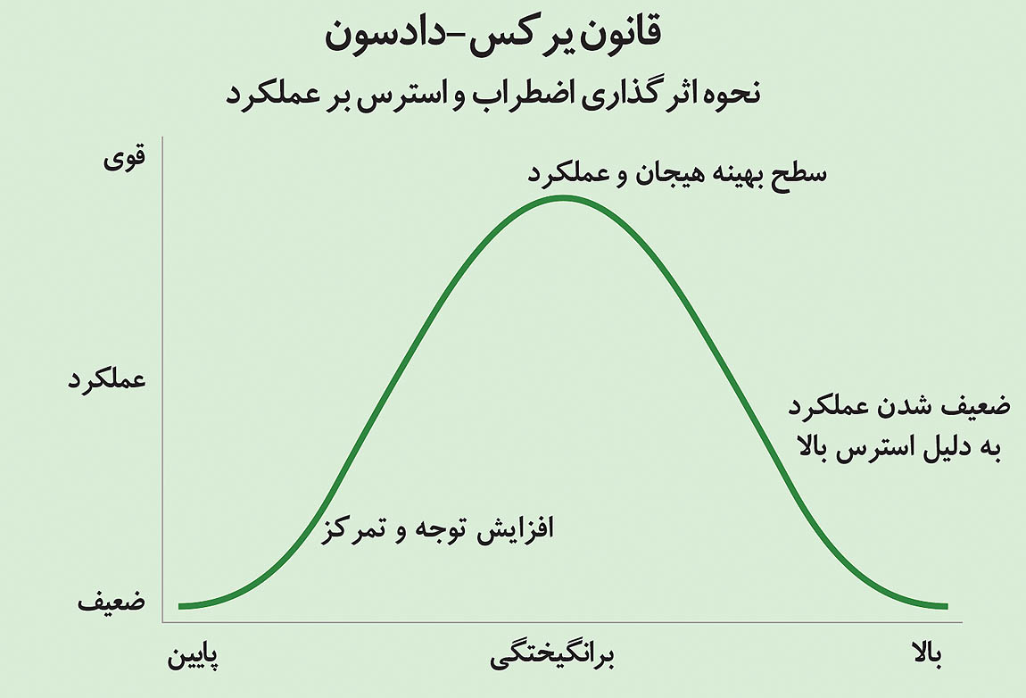 استرس چگونه برعملکرد تاثیر می‌گذارد؟