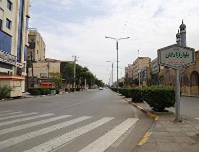 خلوتی شهر اهواز در روز سیزده بدر +عکس