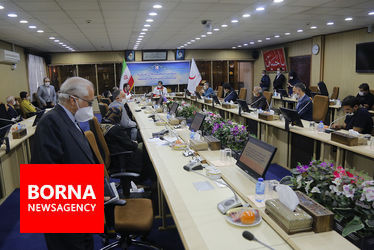 نشست رییس جمعیت هلال احمر باموسسات خیریه