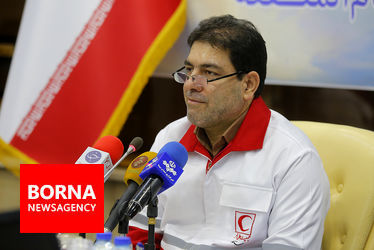 نشست رییس جمعیت هلال احمر باموسسات خیریه