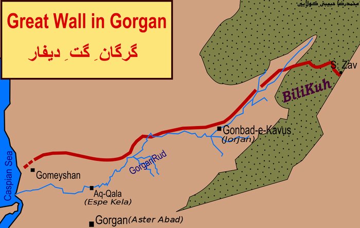 خطر نابودی دیوار چندهزار ساله ساسانیان