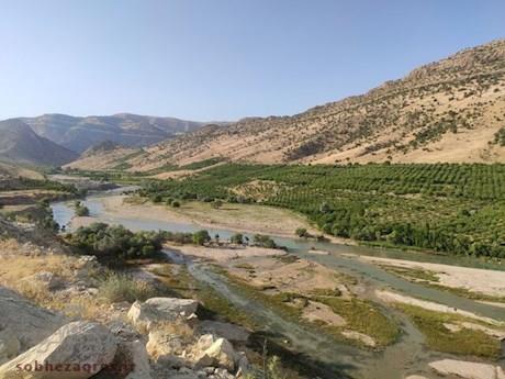 نابودی و از بین بردن اکوسیستم رودخانه بشار با احداث سد تنگ سرخ