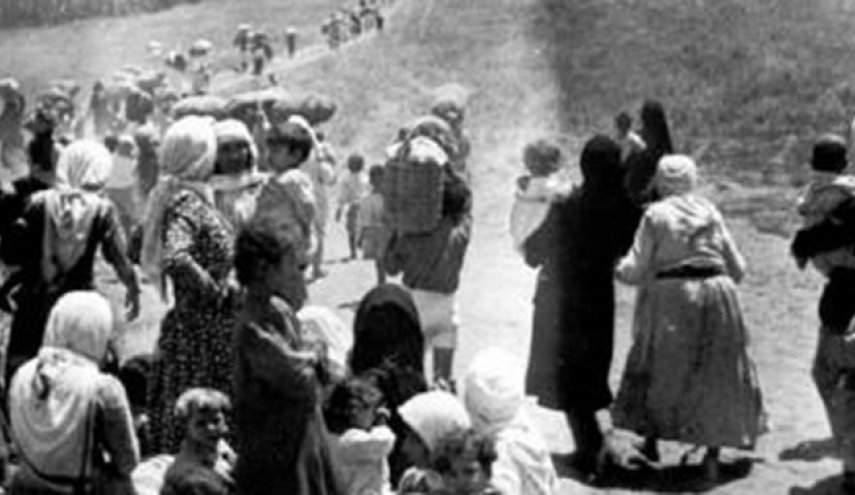 آوارگی بیش از ۸۰۰ هزار فلسطینى در روز نکبت آوارگی بیش از ۸۰۰ هزار فلسطینى در روز نکبت