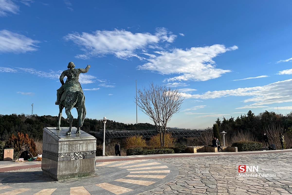 تصاویری از تهران، پس از بارش باران