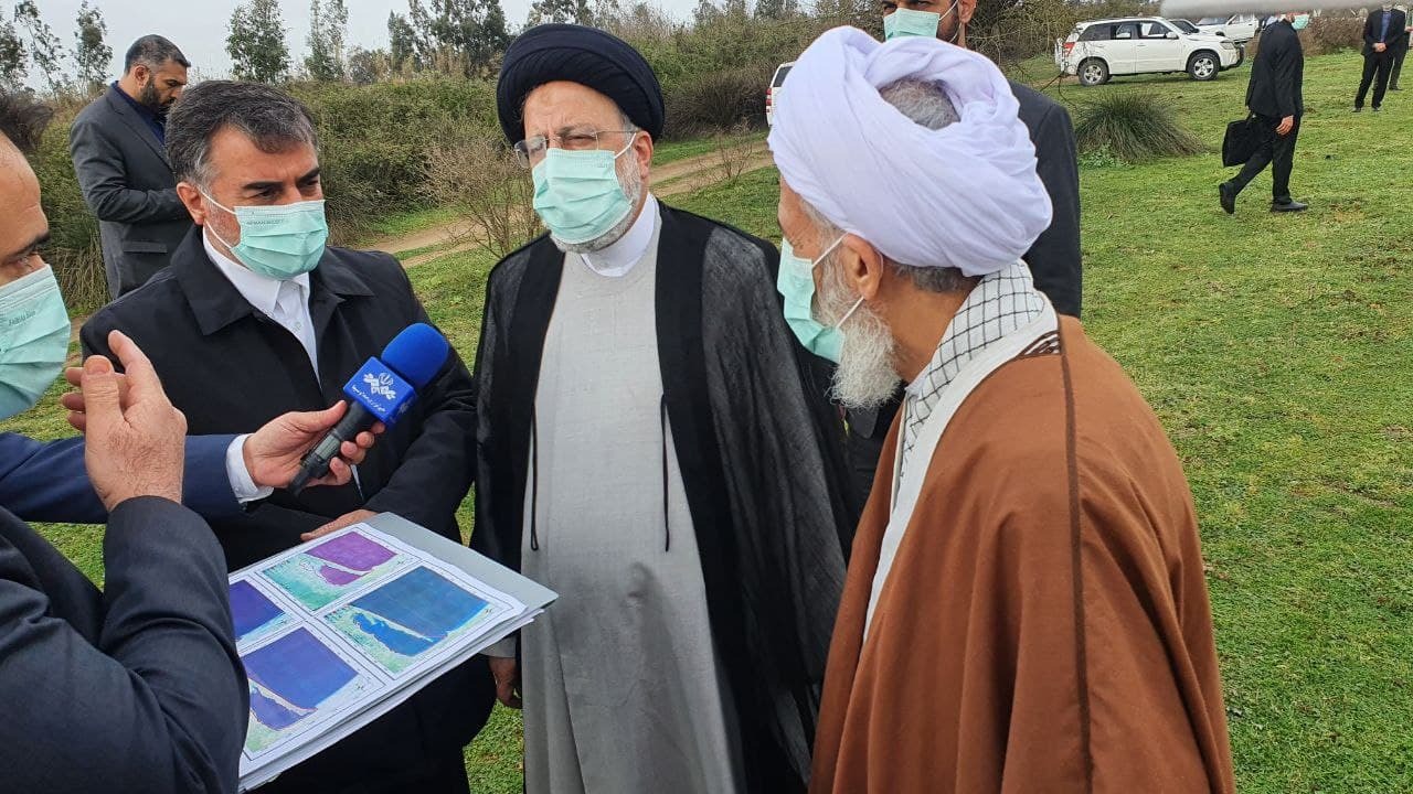 بازدید دوباره رئیس‌جمهور از تالاب بین‌المللی میانکاله
